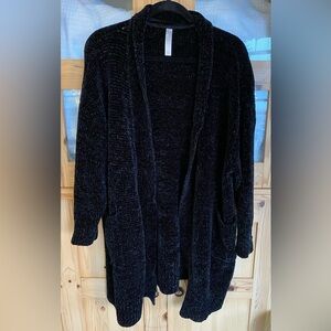 Cacique Elegant Black Knit Cardigan